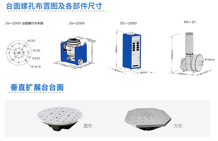 垂直水平振動臺細(xì)節(jié)展示